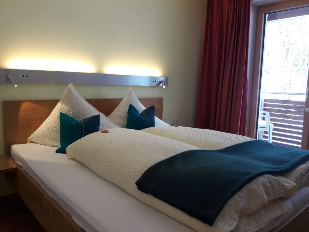 Zimmer in der Pension Valbella